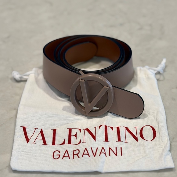 Valentino By Mario Valentino Guisy Tonal Belt - Size L